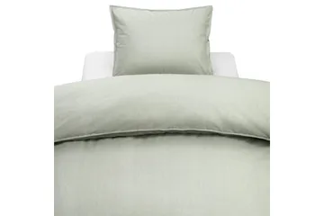 Påslakanset Enkelsäng 2-Dels Chambray Grön - Textil & mattor - Sängkläder - Bäddset & påslakanset