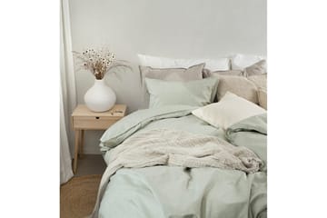 Påslakanset Enkelsäng 2-Dels Chambray Grön - Textil & mattor - Sängkläder - Bäddset & påslakanset