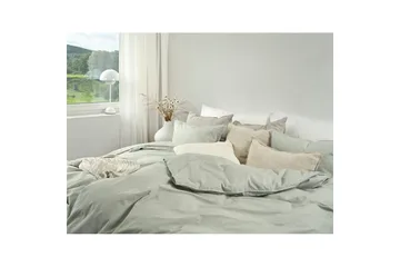 Påslakanset Enkelsäng 2-Dels Chambray Grön - Textil & mattor - Sängkläder - Bäddset & påslakanset