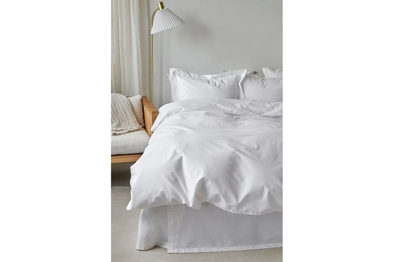 Påslakanset Enkelsäng 2-Dels Egyptisk Bomull Vit - Textil & mattor - Sängkläder - Täcke