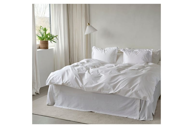 Påslakanset Enkelsäng 2-Dels Egyptisk Bomull Vit - Textil & mattor - Sängkläder - Täcke