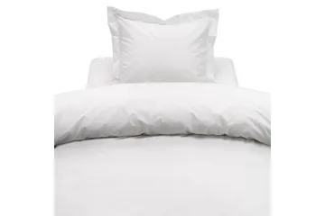 Påslakanset Enkelsäng 2-Dels Egyptisk Bomull Vit - Textil & mattor - Sängkläder - Bäddset & påslakanset - Påslakanset enkelsäng