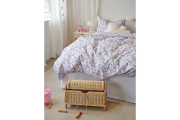 Påslakanset Enkelsäng 2-Dels Enhörning - Blå - Textil & mattor - Sängkläder - Bäddset & påslakanset