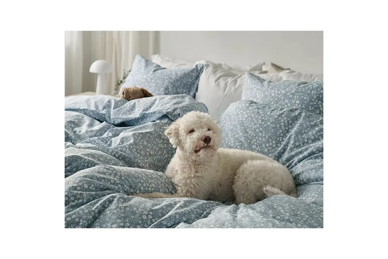 Påslakanset Enkelsäng 2-Dels Hedda - Blå - Textil & mattor - Sängkläder - Bäddset & påslakanset - Påslakanset enkelsäng