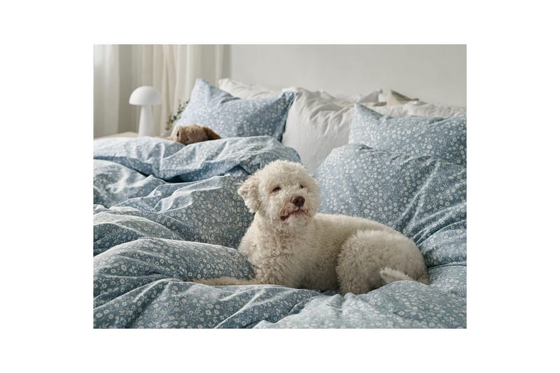 Påslakanset Enkelsäng 2-Dels Hedda - Blå - Textil & mattor - Sängkläder - Bäddset & påslakanset