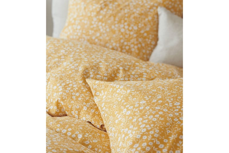 Påslakanset Enkelsäng 2-Dels Hedda - Gul - Textil & mattor - Sängkläder - Bäddset & påslakanset