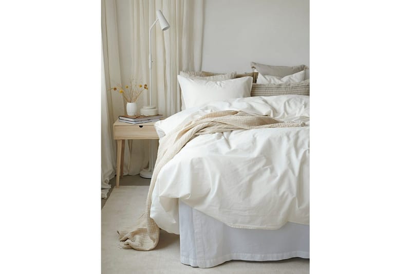 Påslakanset Enkelsäng 2-Dels Humble - Vit - Textil & mattor - Sängkläder - Bäddset & påslakanset