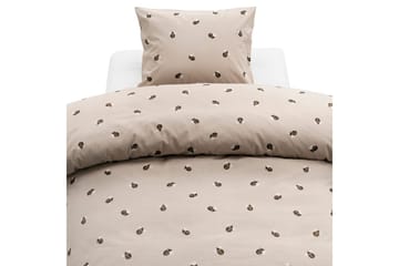 Påslakanset Enkelsäng 2-Dels Humla Sand - Textil & mattor - Sängkläder - Bäddset & påslakanset