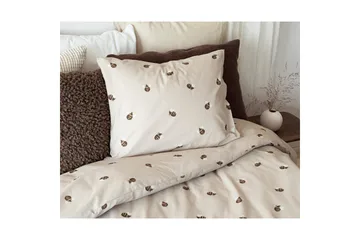 Påslakanset Enkelsäng 2-Dels Humla Sand - Textil & mattor - Sängkläder - Bäddset & påslakanset