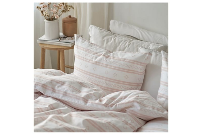 Påslakanset Enkelsäng 2-Dels Inka Rosa - Textil & mattor - Sängkläder - Bäddset & påslakanset