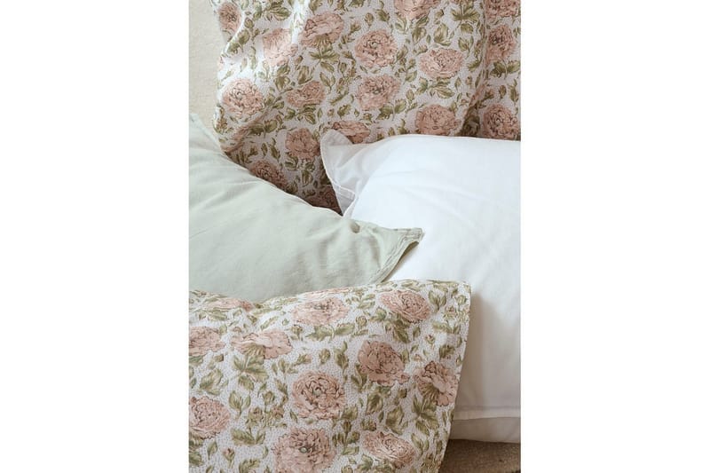 Påslakanset Enkelsäng 2-Dels Irma Flower Rosa - Textil & mattor - Sängkläder - Bäddset & påslakanset