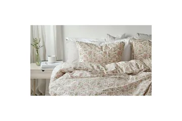 Påslakanset Enkelsäng 2-Dels Irma Flower Rosa - Textil & mattor - Sängkläder - Bäddset & påslakanset