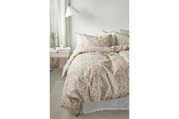 Påslakanset Enkelsäng 2-Dels Irma Flower Rosa - Textil & mattor - Sängkläder - Bäddset & påslakanset