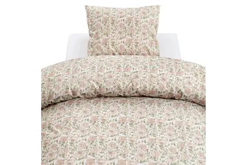 Påslakanset Enkelsäng 2-Dels Irma Flower Rosa - Textil & mattor - Sängkläder - Bäddset & påslakanset