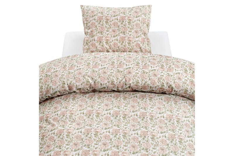 Påslakanset Enkelsäng 2-Dels Irma Flower Rosa