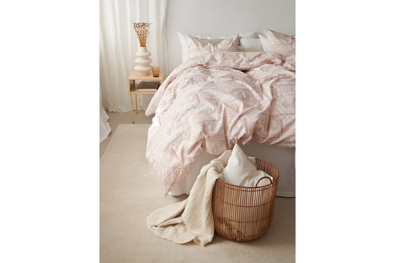 Påslakanset Enkelsäng 2-Dels Jasmine Peach - Textil & mattor - Sängkläder - Bäddset & påslakanset