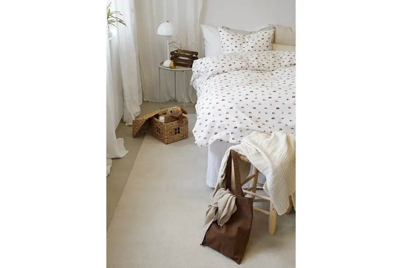 Påslakanset Enkelsäng 2-Dels John Beige - Textil & mattor - Sängkläder - Bäddset & påslakanset