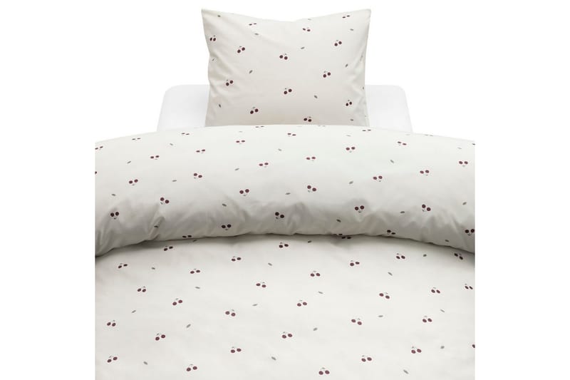 Påslakanset Enkelsäng 2-Dels Körsbär Sand