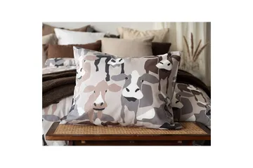 Påslakanset Enkelsäng 2-Dels Kossor Sand - Textil & mattor - Sängkläder - Bäddset & påslakanset