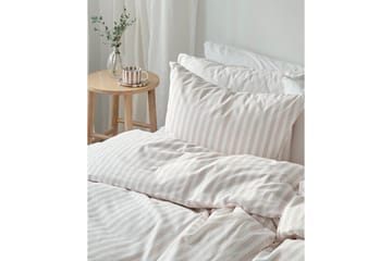 Påslakanset Enkelsäng 2-Dels Mirjam - Rosa - Textil & mattor - Sängkläder - Bäddset & påslakanset