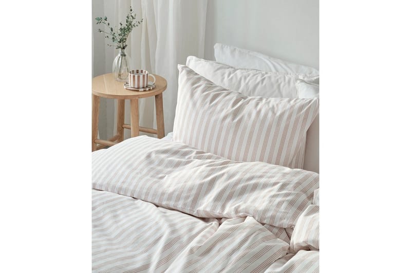 Påslakanset Enkelsäng 2-Dels Mirjam - Rosa - Textil & mattor - Sängkläder - Bäddset & påslakanset