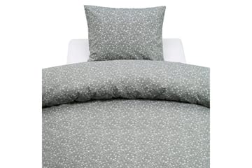 Påslakanset Enkelsäng 2-Dels Rita Flower Grön - Textil & mattor - Sängkläder - Bäddset & påslakanset