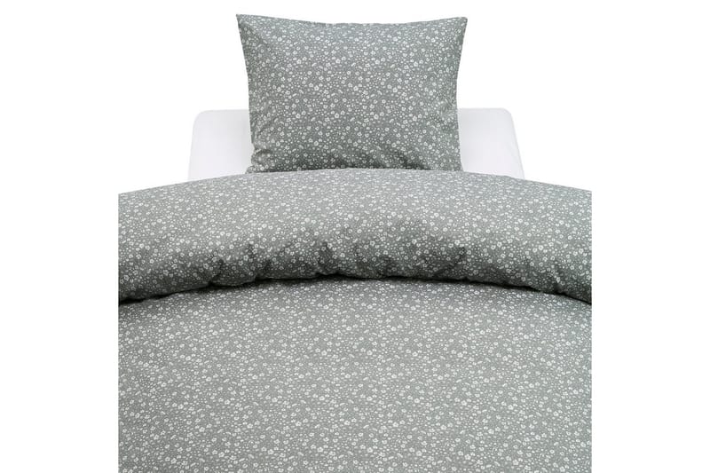 Påslakanset Enkelsäng 2-Dels Rita Flower Grön