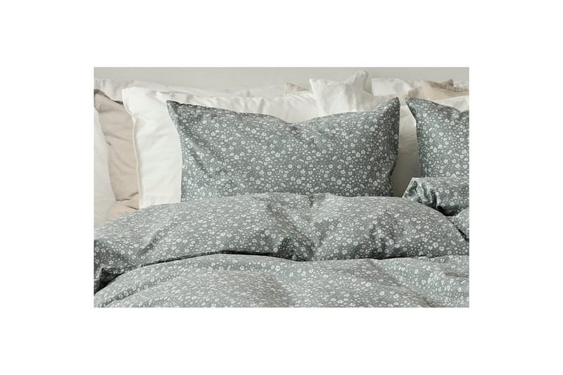 Påslakanset Enkelsäng 2-Dels Rita Flower Grön - Textil & mattor - Sängkläder - Bäddset & påslakanset