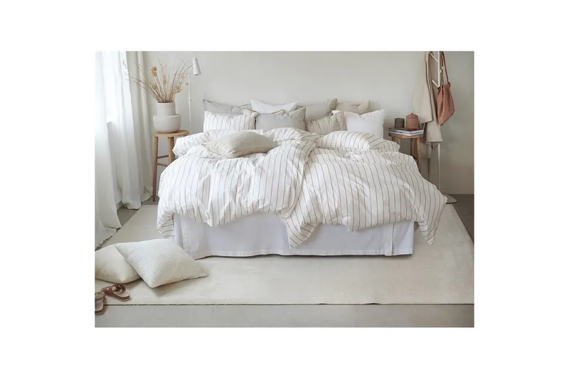 Påslakanset Enkelsäng 2-Dels Saga - Orange - Textil & mattor - Sängkläder - Bäddset & påslakanset