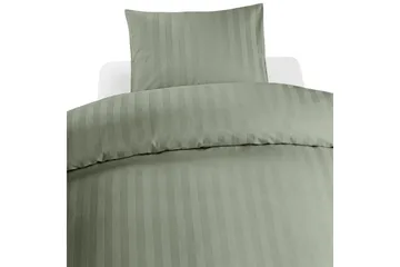 Påslakanset Enkelsäng 2-Dels Satin - Grön - Textil & mattor - Sängkläder