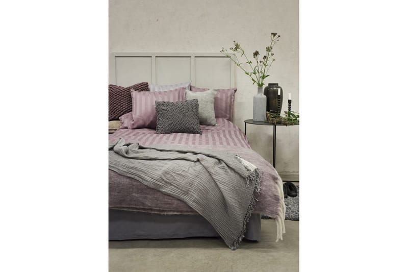 Påslakanset Enkelsäng 2-Dels Satin - Lila - Textil & mattor - Sängkläder