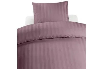 Påslakanset Enkelsäng 2-Dels Satin - Lila - Textil & mattor - Sängkläder