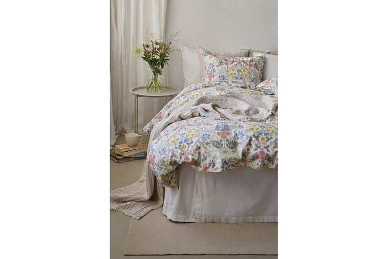 Påslakanset Enkelsäng 2-Dels Sommarblommor Multi - Textil & mattor - Sängkläder - Bäddset & påslakanset