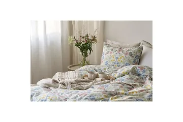 Påslakanset Enkelsäng 2-Dels Sommarblommor Multi - Textil & mattor - Sängkläder - Bäddset & påslakanset
