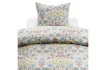 Påslakanset Enkelsäng 2-Dels Sommarblommor Multi - Textil & mattor - Sängkläder - Bäddset & påslakanset