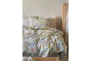 Påslakanset Enkelsäng 2-Dels Sommarblommor Multi - Textil & mattor - Sängkläder - Bäddset & påslakanset