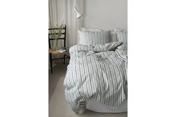 Påslakanset Enkelsäng 2-Dels Sunnan Rand - Grön - Textil & mattor - Sängkläder - Bäddset & påslakanset