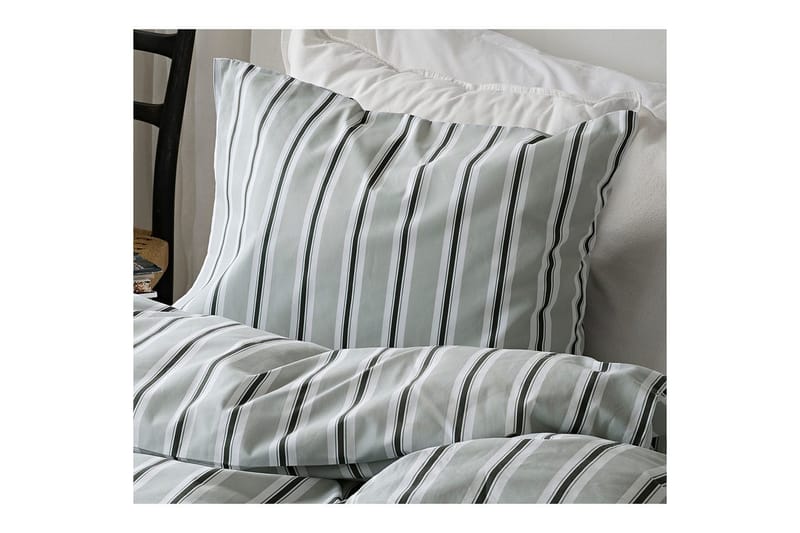 Påslakanset Enkelsäng 2-Dels Sunnan Rand - Grön - Textil & mattor - Sängkläder - Bäddset & påslakanset