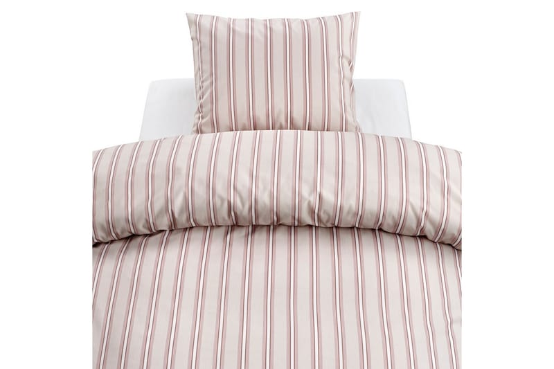 Påslakanset Enkelsäng 2-Dels Sunnan Rand - Rosa - Textil & mattor - Sängkläder - Bäddset & påslakanset