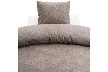 Påslakanset Enkelsäng 2-Dels Sylvi - Brun - Textil & mattor - Sängkläder - Bäddset & påslakanset