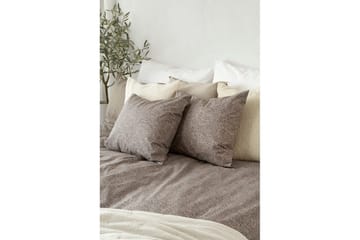 Påslakanset Enkelsäng 2-Dels Sylvi - Brun - Textil & mattor - Sängkläder - Bäddset & påslakanset