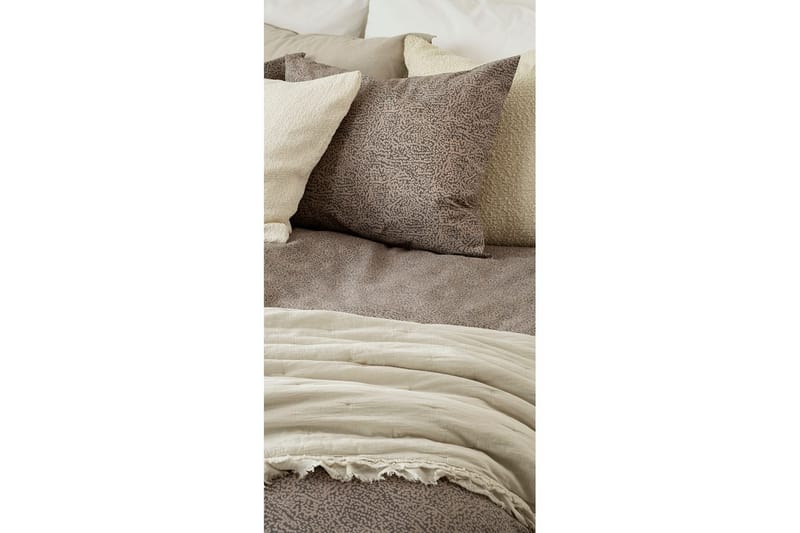 Påslakanset Enkelsäng 2-Dels Sylvi - Brun - Textil & mattor - Sängkläder - Bäddset & påslakanset