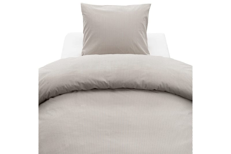 Påslakanset Enkelsäng 2-Dels Thelma Stripe, Brun