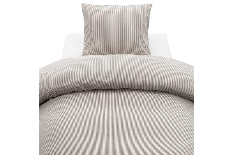 Påslakanset Enkelsäng 2-Dels Thelma Stripe, Brun