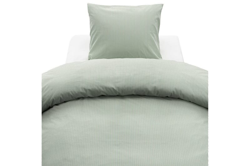 Påslakanset Enkelsäng 2-Dels Thelma Stripe, Grön