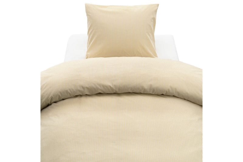 Påslakanset Enkelsäng 2-Dels Thelma Stripe - Gul - Textil & mattor - Sängkläder - Bäddset & påslakanset