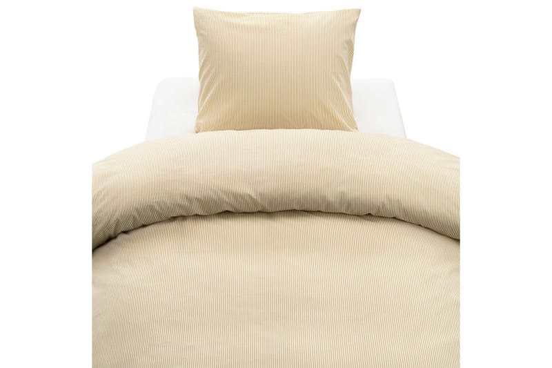 Påslakanset Enkelsäng 2-Dels Thelma Stripe, Gul