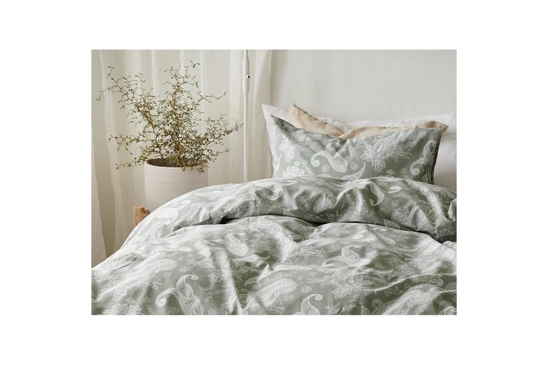 Påslakanset Enkelsäng 2-Dels Tilly - Grön - Textil & mattor - Sängkläder - Bäddset & påslakanset