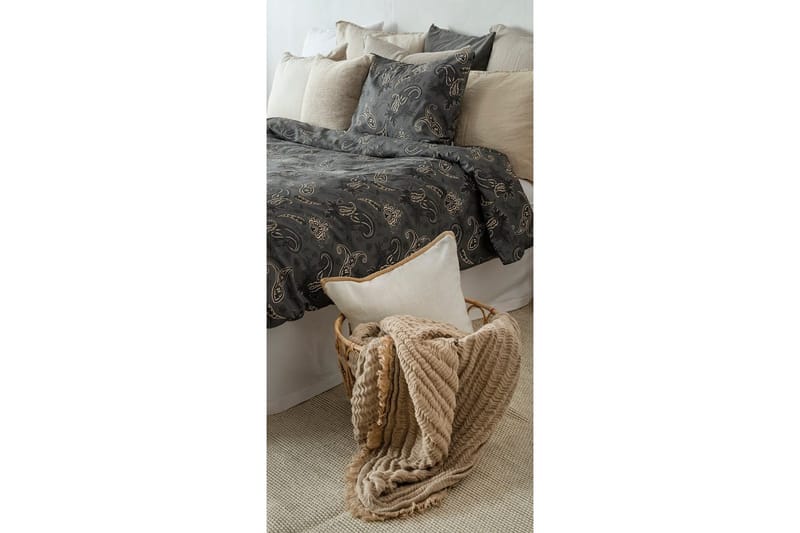 Påslakanset Enkelsäng 2-Dels Tilly - Svart - Textil & mattor - Sängkläder - Bäddset & påslakanset