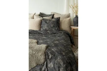 Påslakanset Enkelsäng 2-Dels Tilly - Svart - Textil & mattor - Sängkläder - Bäddset & påslakanset